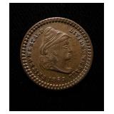 1863 Civil War Token Ch UNC