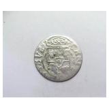 1611-1632 1/24 Thaler Silv Livonia Gustav II Adolf