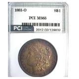 1881-O Morgan MS65 LISTS $1050