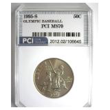 1995-S 50c Olympic Baseball PCI MS70