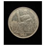 1924-A French Indochina 20 Centiemes UNC