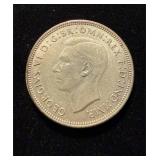 1942-S Australia Florin Silver AU+