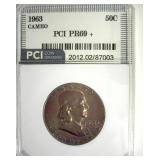 1963 Franklin PR69+ CAM LISTS $850 IN 69 CAM