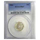 1964 Dime PCGS PR67