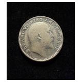 1910 India 1/2 Rupee