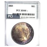 1923 Peace MS66+ LISTS $900