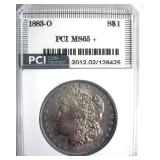 1883-O Morgan PCI MS65+ Wonderful Toning