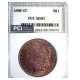 1880-CC Morgan MS67 LISTS $20000