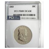 1963 Franklin PR69 DCAM LISTS $5000