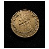 1940 2 1/2 Centesimos Panama