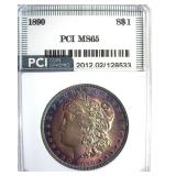 1890 Morgan MS65 LISTS $950
