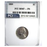 1958 Nickel MS67+ FS LISTS $11000 IN 66+ FS