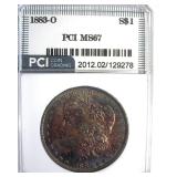 1883-O Morgan MS67 LISTS $3500
