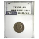 1971 Nickel MS67+ FS LISTS $5500