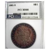 1901-S Morgan MS66 LISTS $11500