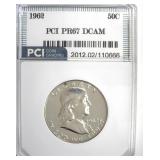 1962 Franklin PR67 DCAM LISTS $200