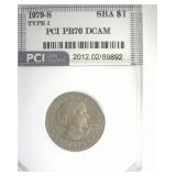 1979-S T1 Susan B Anthony PCI PR70 DCAM