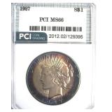 1927 Peace MS66 LISTS $26500