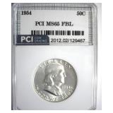 1954 Franklin PCI MS65 FBL