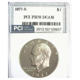 1977-S Ike PCI PR70 DCAM