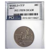 1994-P 50c World Cup PR70 DCAM LISTS $225