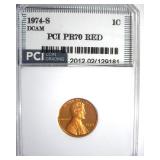 1974-S Cent PR70 DCAM RD LISTS $10000