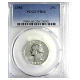 1956 Quarter PCGS PR66