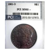 1901-O Morgan PCI MS65+ Bold Color