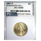 2007-P Pos A $1 Washington PCI MS69