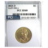 2013-D Pos A $1 Taft PCI MS69