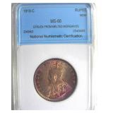1919-C Rupee NNC MS66 India