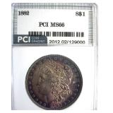 1882 Morgan MS66 LISTS $1200