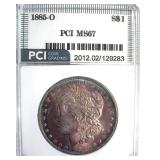 1885-O Morgan MS67 LISTS $1550