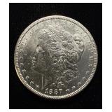 1887-S Morgan UNC