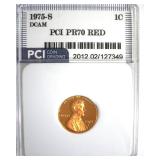 1975-S Cent PCI PR70 DCAM RD