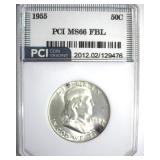 1955 Franklin MS66 FBL LISTS $250