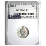 1942-S Nickel PCI MS67 PL