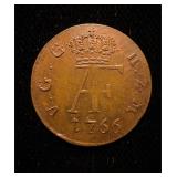 1766 German States 3 Pfennig Ch UNC Red Rare