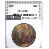 1882 Morgan MS67 LISTS $20000