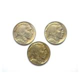 1936x3 Nickel BU 3 Pc Buffalo Lot