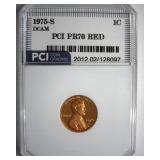 1975-S Cent PCI PR70 DCAM RD