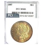 1887 Morgan MS68 LISTS $30000