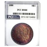 1896 Morgan MS66 LISTS $450