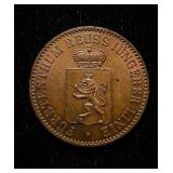 1868-A German States 3 Pfennig Gem UNC RB