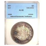 1911 S$1 NNC AU58 China Empire