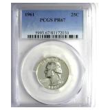1961 Quarter PCGS PR67