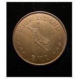1960s Virgin Islands Half Gem UNC Buck Token