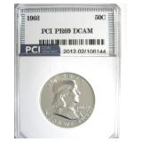 1962 Franklin PR69 DCAM LISTS $3850