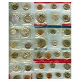 1959-1992 Coins from Mint Sets Still in Cellophane