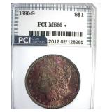 1880-S Morgan MS66+ LISTS $500
